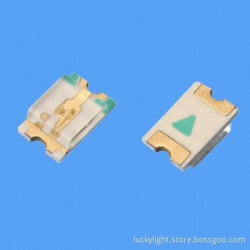 0805 Packing Blue Chip LEDs with 3.4 to 3.8V Working Voltage, Sized 2.00 x 1.250 x 1.10mm
